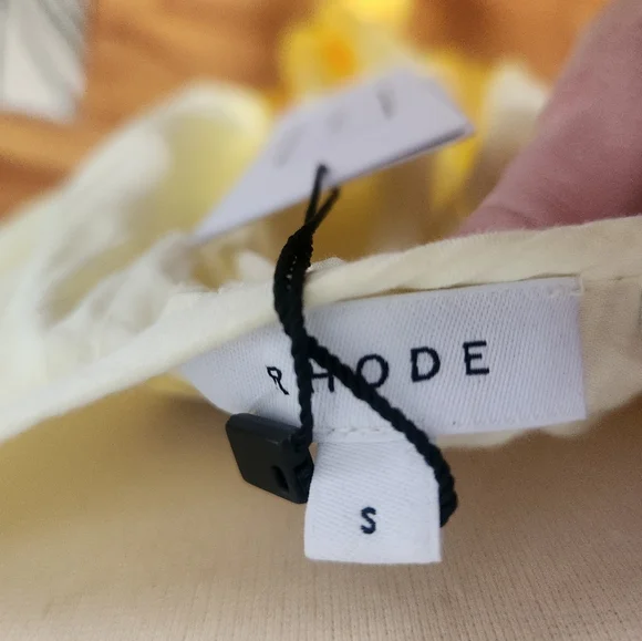 NWT RHODE Lea Dress In Yellow Ombre Size Small - Picture 12 of 15